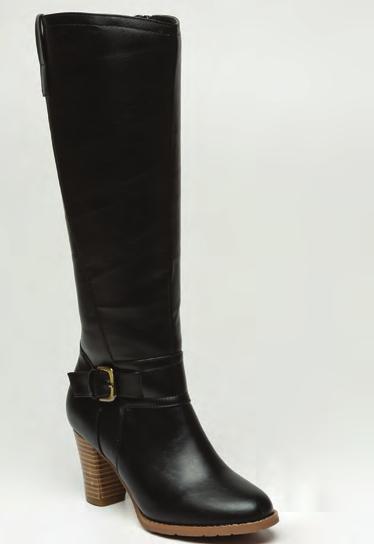 5 ½ tall boot with a 9 ½ circumference. Available in Black or Taupe glove suede.