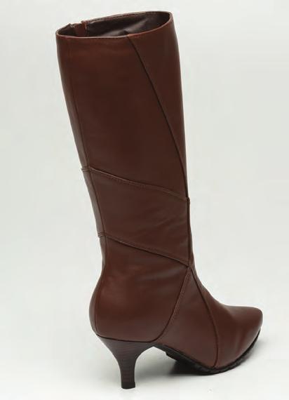 95 MELROSE 2 stacked heel boot with inside  11