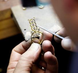 The company casts metal and creates bespoke pieces for the whole spectrum of the jewellery trade, from students in the Jewellery Quarter to high-end designers on Bond Street.