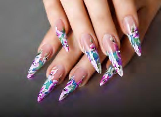 Freehand Art You know the basic freehand nail art techniques, now let Kirsty Meakin take you to a new level.