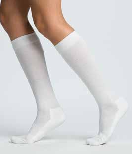CUSHIONED COTTON AVAILABLE STYLE AND COLORS Closed Toe = White (00) Black CALF (C) COMPRESSION LEVELS 20