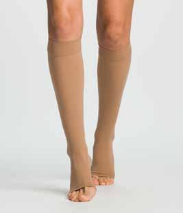 Open Toe Calf with Grip-top Small Short in Crispa 862CSSO66/S COMPRESSION LEVELS 20 30mmHg 30 40mmHg SIZING CHART ANKLE SMALL 7 8.5 (18 21.5cm) MEDIUM 8.5 10 (21.5 25.5cm) LARGE 10 11.5 (25.