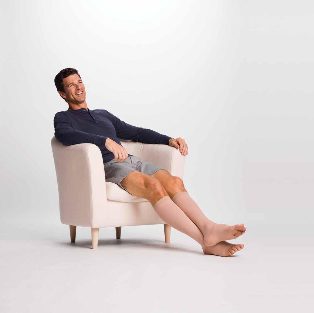 REAL RELIEF NATURAL RUBBER for women & men FEATURES Fits a broad range of medical patients, including those with extra large ankle and calf circumferences Therapeutic solution for those with