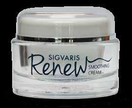 BOTTLE (60ML) PRODUCT CODE 586W900 586W950 586W975 586W985 (USA only) SIGVARIS RENEW SMOOTHING CREAM Hypoallergenic and unscented emollient that does NOT contain: alcohol, lanolin, urea or