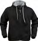 G/M2 Hoodie double face with contrast coloured