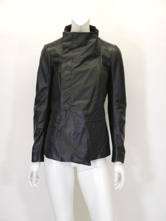 RICK OWENS Black Lambskin Leather Jacket, Size 6-8 Sold in one day for $599. 10/07/17 Edgy and Owens are basically synonymous terms for the best in forward-thinking Avant-garde fashion.