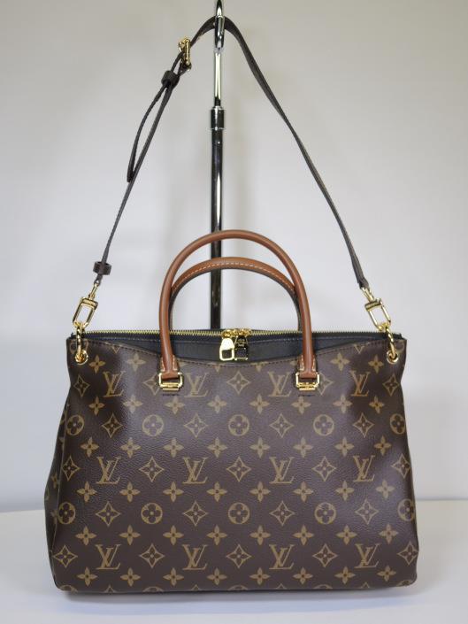 LOUIS VUITTON 2014 Pallas Monogram Noir Tote Retailed for $2,795, sold in one day for $2,000.