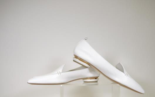 NICHOLAS KIRKWOOD White Beya Flats Size 8 Retailed for $475, sold in one day for $199.