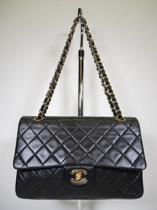 CHANEL Black Classic Medium Double Flap Bag Retails for $4,900, sold in one day for $3,200.