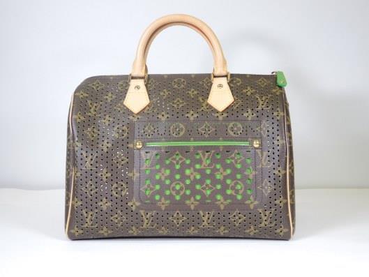 LOUIS VUITTON Limited Edition Perforated Speedy Retailed for $1240, sold in one day for $1000.