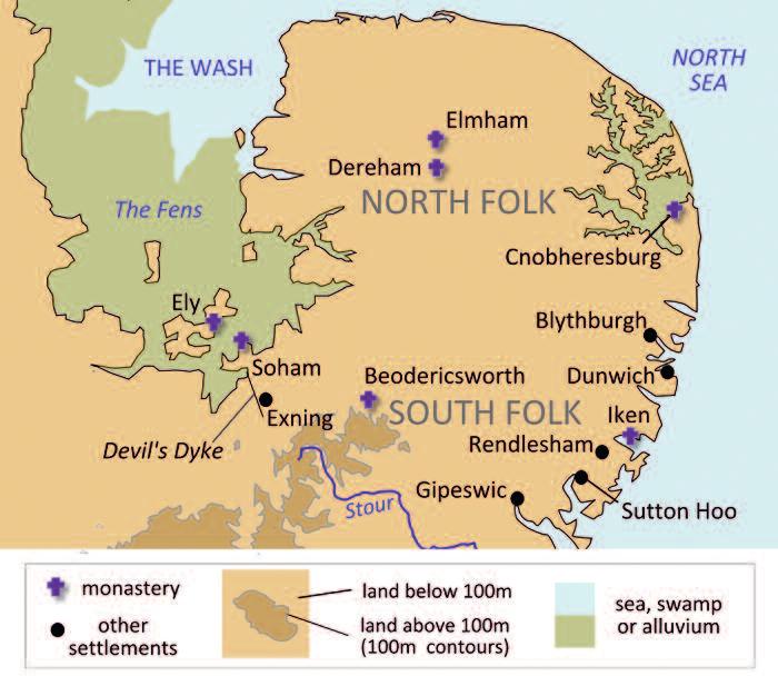 During the next two centuries Germanic people (Angles, Saxons and Jutes) moved across the English Channel to establish several kingdoms in England.