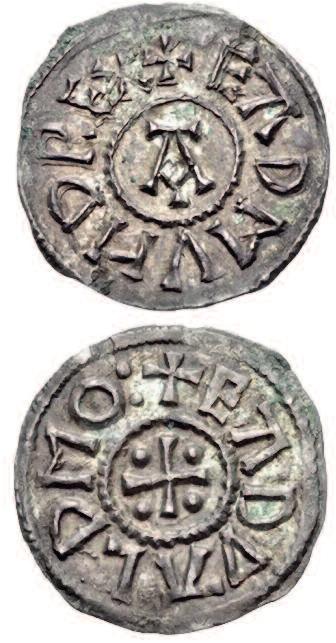 Figure 3 Penny of Edmund, king of East Anglia (855-869 AD). Minted in East Anglia. 19.5 mms diameter.