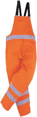 length 90 cm 6669 Aoba 6669 A2FC1 FC1 hi-vis orange Flexothane hi-vis bib and brace trousers 2 side access slits / 4 pockets: