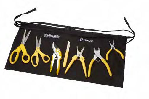 Tools of the Trade Cutting Tools OASIS Cutting Tools are durable, yet comfortable with soft touch grip handles suitable for both left- and right-handed users.