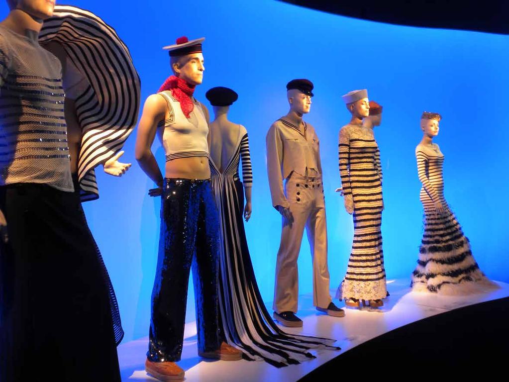 Animating the Body in Museum Exhibitions of Fashion and Dress 47 figure 5 Animated mannequins at Montreal Museum of Fine Art exhibition, The Fashion World of Jean Paul Gaultier From the Sidewalk to