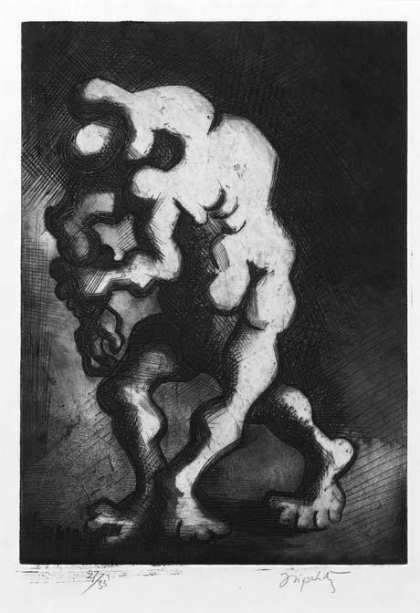 127. Jacques Lipchitz (French, 1891-1973) Le Chemin de l Exile, 1945, edition of 33. Signed JLipchitz in pencil l.r., numbered 27/33 in pencil l.l., collector s stamps on the reverse.