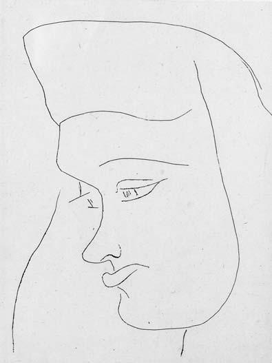Sold to benefit a university art museum. $800-1,200 135. Henri Matisse (French, 1869-1954) 135 La Supérieure, 1945, edition of 25 plus proofs (Duthuit, 276). Signed and numbered H.