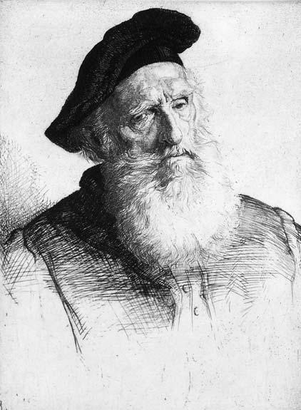 88 89 88. Edward Bouverie Hoyton (British, b. 1900) Head of an Old Man. Signed Bouverie Hoyton in pencil l.r. Etching on paper, plate size 7 3/4 x 5 7/8 in.
