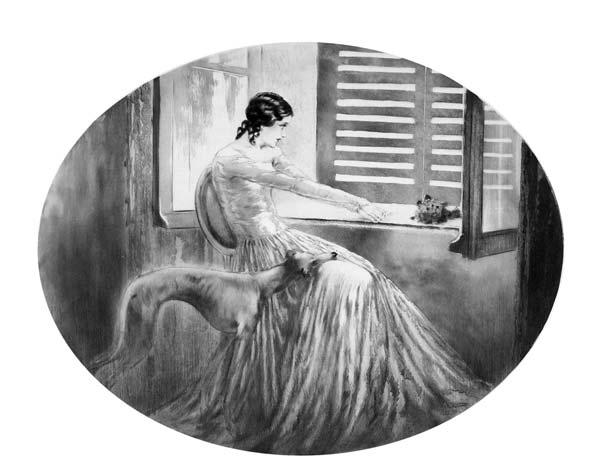 100 101 100. Louis Icart (French, 1888-1950) Madame Bovary, 1929 (Holland et al., 390). Signed Louis Icart in pencil l.r., identified in publication text within the plate, inscribed 428/500 in pencil l.