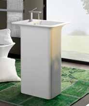 42027 Freestanding bath tub in Cristalplant (mat white). Waste included.