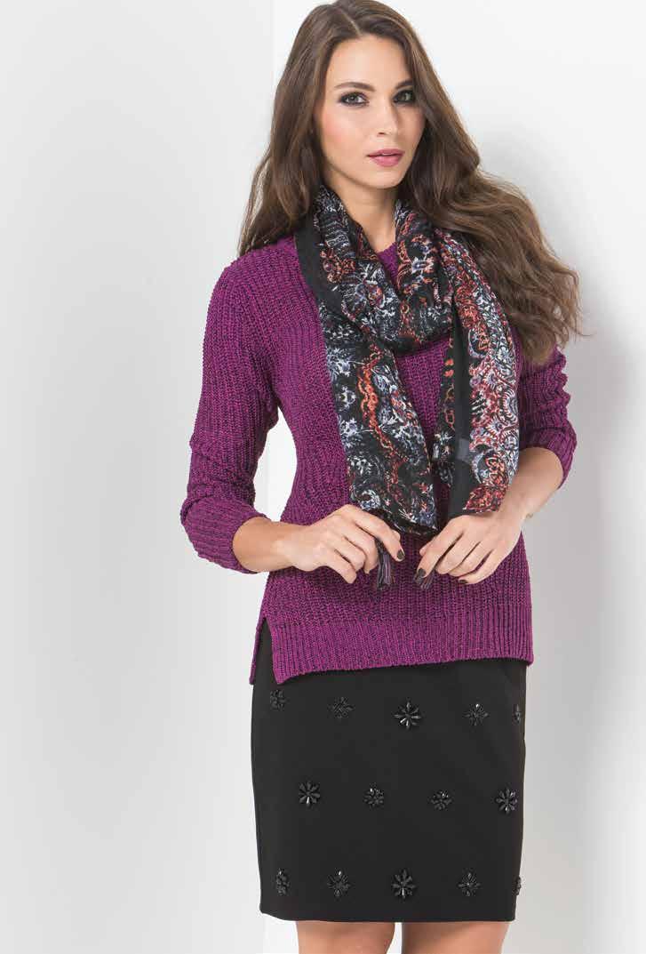 The embellished skirt is guaranteed to wow - it s flattering, ageless and chic. Ginata Scarf Viscose One Size $45.