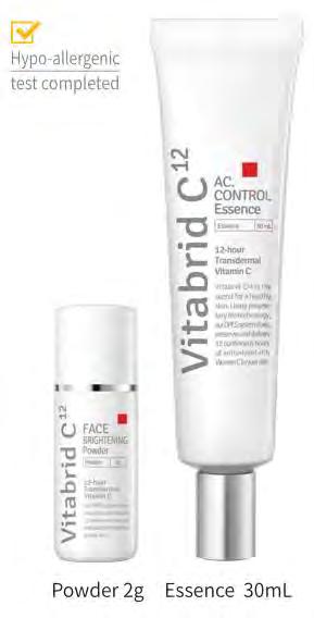 VITABRID C 12 AC.CONTROL Essence Set Safe Acne Treatment with active Vitamin C, antibiotic-free! Non-comedogenic essence set with active vitamin C for intensive acne treatment.