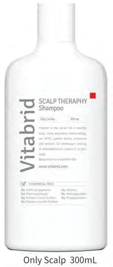 Vitabrid C¹² HAIR VITABRID SCALP THERAPY Shampoo Vitamin C shampoo for hair loss prevention, hair thickening and hair regrowth!