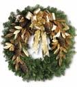 FSG 2010 - WINTER T130-1A Glitter & Gold Wreath $72.