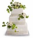 95 T185-2A Sweet Pea and Roses Cake