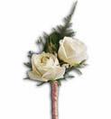 T203-3A White Gloves Boutonniere $27.