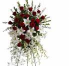 95 SYMPATHY T226-1A Lily and Rose Tribute Spray $177.