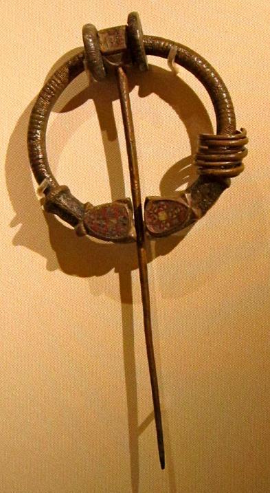 Fig. 6: Bronze penannular brooch from crannog no. 2, at Ballinderry, Co Offaly, late 6 th - early 7 th century, NMI.