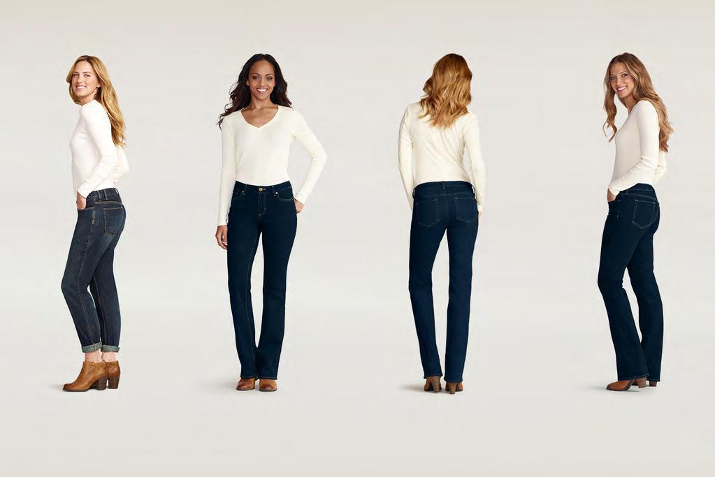 FIT GUIDE BOYFRIEND SLIGHTLY CURVY TRULY STRAIGHT CURVY Sits below natural waist; mid-rise. Relaxed through hip and thigh. Sits below natural waist; mid-rise. Moderately curvy through hip and thigh.