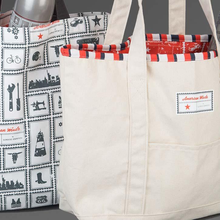 Tote that Load. The American-made canvas tote was first built to haul blocks of ice.