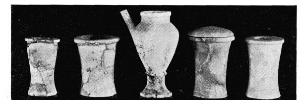 BULLETIN OF THE MUSEUM OF FINE ARTS XXVI, 87 Ten alabaster jars.