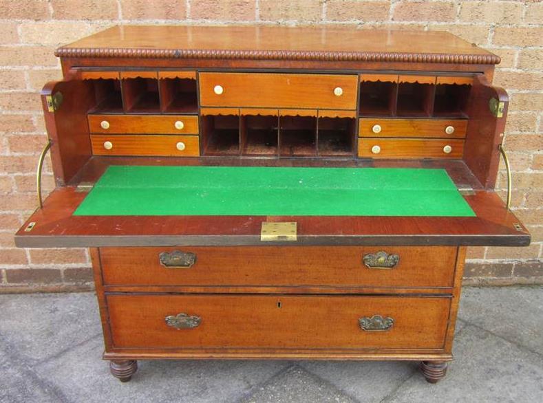 VICTORIAN DEMI-LUNE WASHSTAND With marble top.