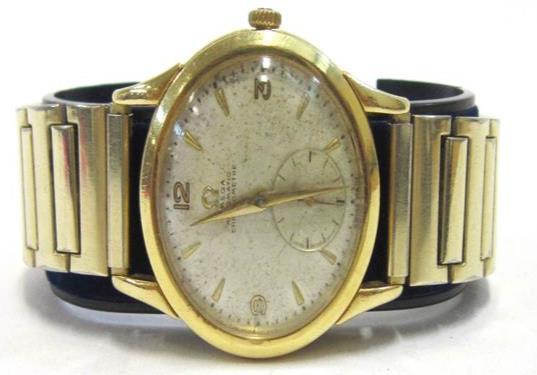 4cm wide Lot 53 Lot 47 47 OMEGA - A GENT'S STAINLESS STEEL SEAMASTER CO-AXIAL BROAD ARROW CHRONOGRAPH WRISTWATCH The black dial with baton markers and date aperture 800-1200 48 AN