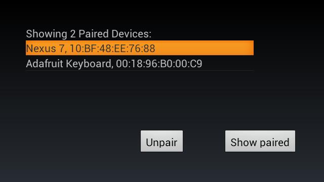 You can choose the device you want to unpair and click it.