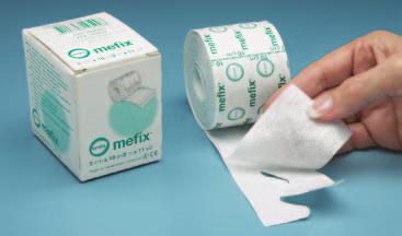 Use to affix gauze, tubes, cannulas, topical dressings and drainage devices. Stays in place, yet can be removed gently. 11 yd. (10m) Rolls NC65210 1" (2.5cm) 5.95 NC65220 2" (5.1cm) 10.