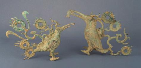 439 26 Mat weights in the form of a deer Han dynasty (206 BCE 220 CE)
