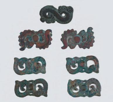 58 59 60 58 Wild ass attachments North China, 6th 5th century BCE Bronze, 4.7 x 2.7 cm Tanenbaum 20092 AGGV 2007.005.