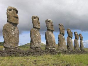 Easter Island, Marquesas & Hawaii Moai Colassal