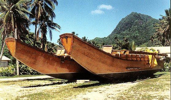 boats from Rarotonga/Cook Islands went to