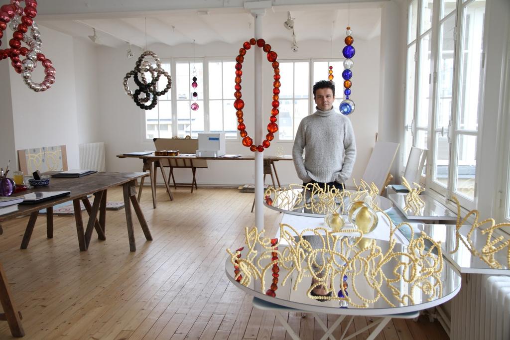 About the artist Jean-Michel Othoniel [1964-] Jean-Michel Othoniel in his studio in Paris, 2014.