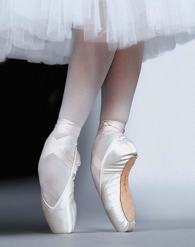 Anatomy of a POINTE SHOE 1 2 3