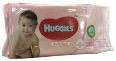 HUGGIES BABY WIPES NATURAL CARE 56ct CS/10 HUGGIES