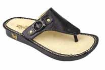 The Verona sandal is beautifully accented with contrast hand sewn stitching and classic button 13 hardware.