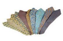 Hermes silk ties mostly in shades of yellow and brown, of various whimsical designs (10) 150-200 711 Ten Hermes silk ties mostly in