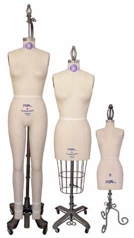 DRESS FORM SIZES A dress form is a serious tool. In order for it to be the most useful, you need it to be as close to your body measurements and proportions as possible.