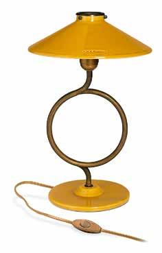 TH4 Lampe à poser Jazz Jazz table lamp TH5 GM (Large) : Ø socle - Ø base : 23 cm Ø abat-jour - Ø lampshade : 33 cm hauteur - height : 57 cm PM (Small) : Ø socle - Ø base : 18 cm Ø abat-jour - Ø